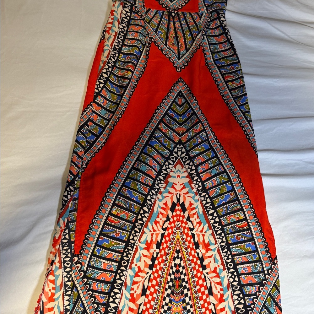 Gianni Bini Red Resort A-line Maxi Dress